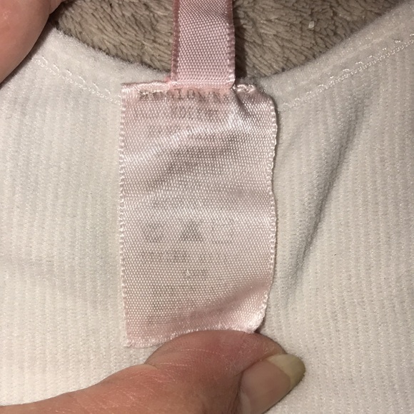 White tank top ribbed stretchy racerback size medium 💕 - Picture 5 of 6